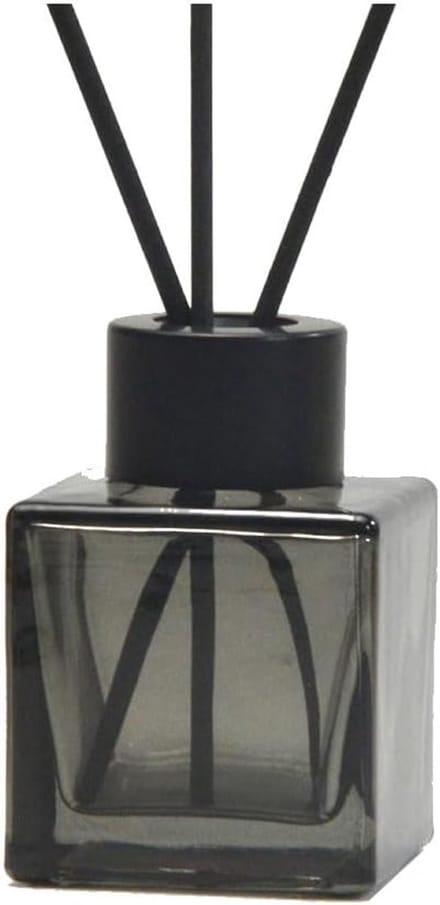 MTTproducts- Diffuser Glazen Fles 50ml - Lege Diffusor Potten - Aromatherapie Container - DIY Vervangset - 2 Stuks - Stevig en Herbruikbaar - Aromatherapiefles