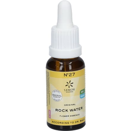 Bach Bloesem Bio N°27 Rock Water 20 Druppels