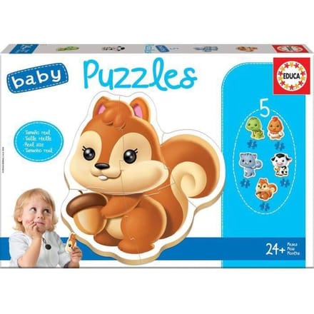 Dierlijke puzzel Educa