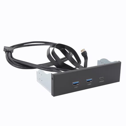 Usb 3.2 Gen 2 Front Hub Panel met Dual Usb A/Type C Poorten voor
