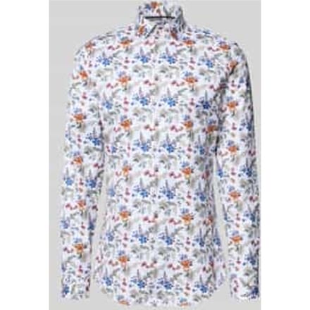 slim fit vrijetijdsoverhemd met extra lange mouw