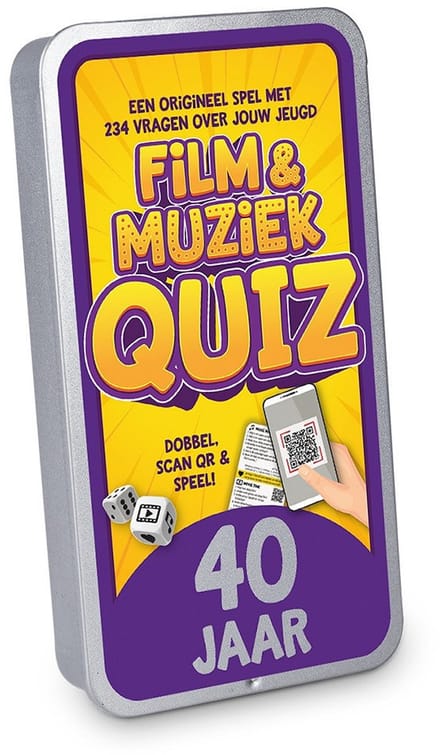 Spel - Film & muziek quiz - 40 jaar