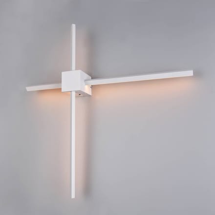 Trio Lighting LED wandlamp Cassino, mat wit, breedte 67 cm, metaal