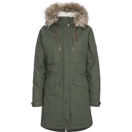 Trespass - Dames Faithful Waterdichte Jas (Groen)