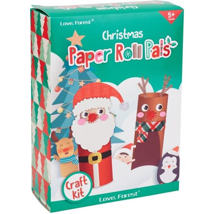 VBS Knutselset "Kartonnen rollen" - Kerstman en rendieren
