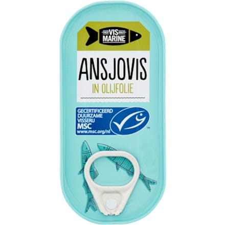 Ansjovis in olijfolie MSC
