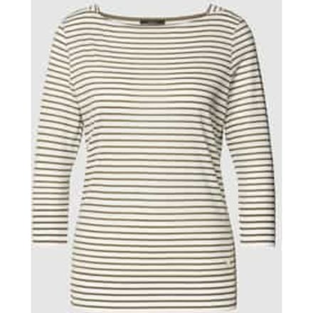 Shirt met lange mouwen met streepmotief