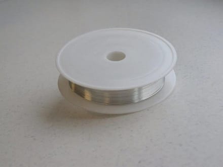 4 Sets Draad Silver-plated copper - Zilver - 0,8mm x 3meter