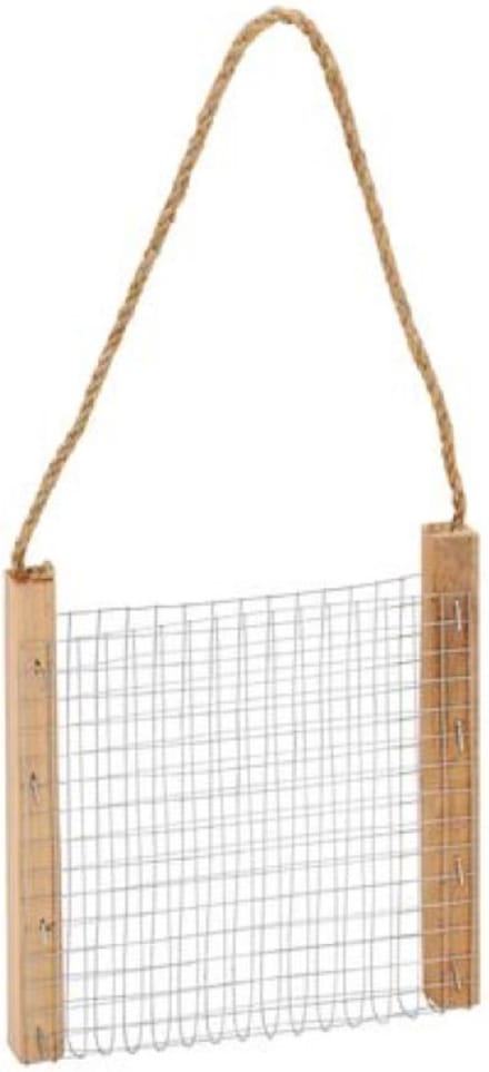 Lifetime Vogelvoeder - Rustiek Hout & Metaal - Lichtgewicht - 16x16 cm