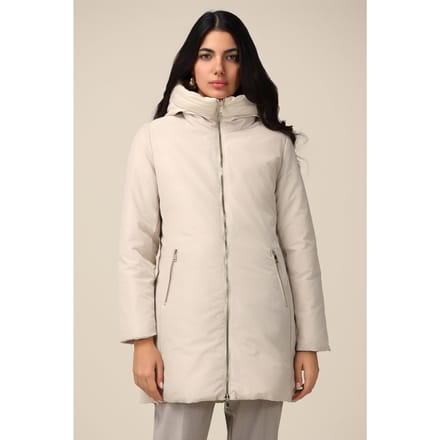 Oltre Reversible Parka With Hood White Taglia: 52R | Parka Outlet | Donna | Bianco