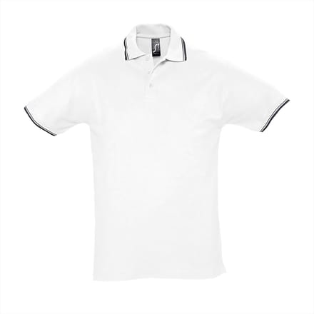 SOL'S Contrast-Polo Practice L585 - white/navy - XL