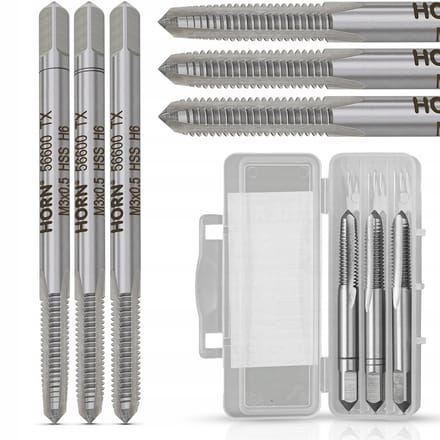 M3 HSS Tap Set - 3 Stuks - M3x0.5 mm Schroefdraad