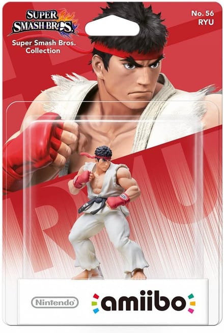 amiibo Super Smash Bros Collection - Ryu - Wii U + NEW 3DS + Switch