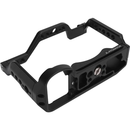 Camera Cage voor A7CII A7CR A7C2 Verticale Opnamehandgreep met Cold Shoe Mount 14in 38in Schroefdraad black