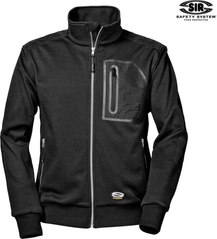 SIR SAFETY MURANO Softshell Werkjas HEREN Veiligheidsjas Zwart - Winddicht - Slijtvast - Elastisch