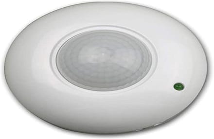 Bewegingssensor - Bewegingsmelder - Veiligheid Thuis - 360 Graden Dekking - 9 Meter Bereik - Wit