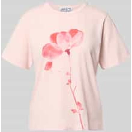 T-shirt met ronde hals en motiefprint
