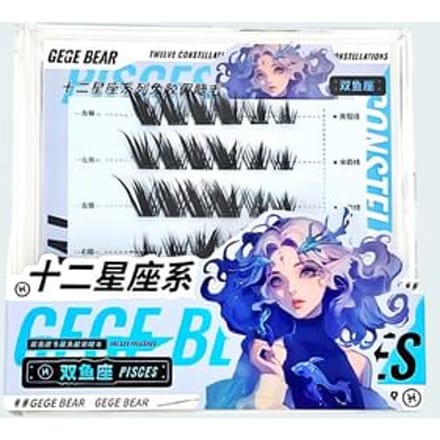 Gege Bear - BUY 3 GET 40% OFF - Twelve Constellations Glue Free False Eyelashes - Pisces #02 Pisces