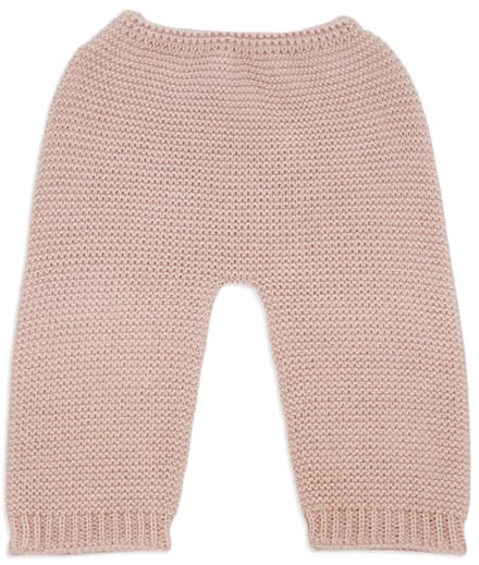 Asi poppenkleding warme gebreide broek roze - poppenaccessoire.
