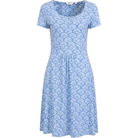 Mountain Warehouse Dames/Dames Orchidee Zeeschelpen UV-bescherming Midi Dress (Lichtblauw)