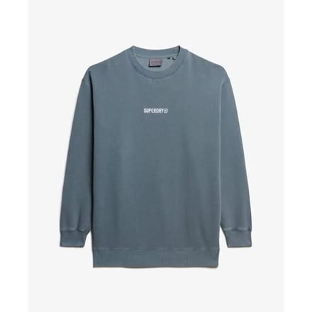 Oversized sweatshirt met print en micro-logo voor dames Superdry