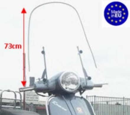 DMP Windscherm hoog China Vespa LX Napoli VX50 Roman