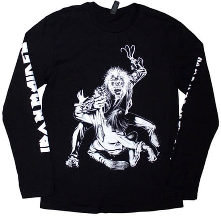 Iron Maiden - No Prayer Claw Isolated Longsleeve shirt - S - Zwart