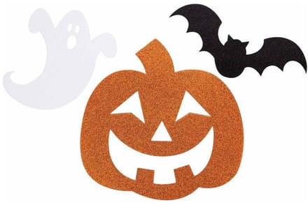 12 Halloween-wegwijzers 10-15 cm
