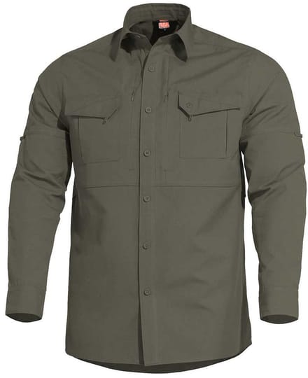 Pentagon Plato Tactic Overhemd Met Lange Mouwen Groen 5XL Man