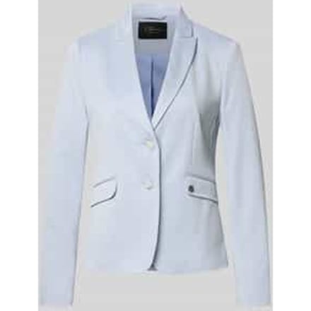 Regular fit blazer van viscosemix