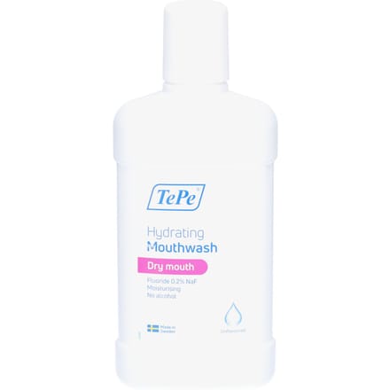 TePe Hydraterende Mondspoeling voor droge mond | Unflavoured 500 Mondwater