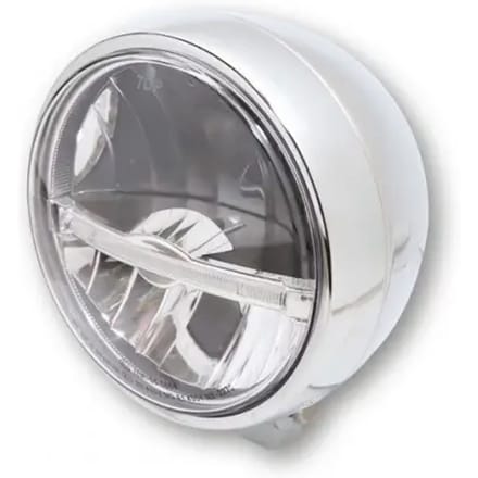 Motorfiets met geleide koplamp Highsider Jackson