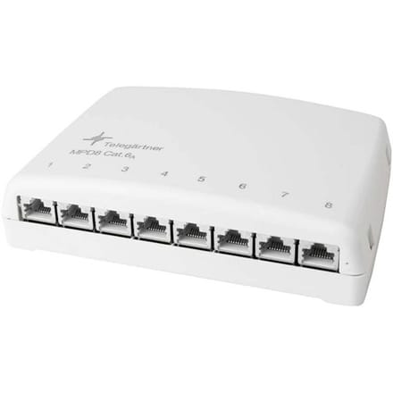 Telegärtner 100006984 Verdeler CAT 6A Wit