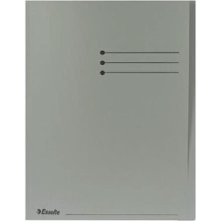 Vouwmap Esselte A4 met overslag manilla 180gr grijs