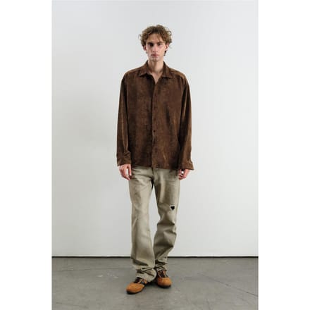 Overmaatse Fluwelen Shirt