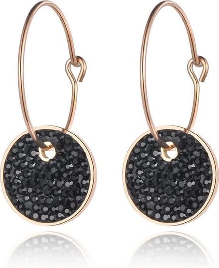 Cilla Jewels Damesoorbellen Black Crystal Storms