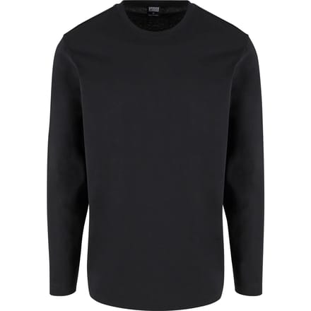 Urban Classics - Basic Longsleeve shirt - 5XL - Zwart
