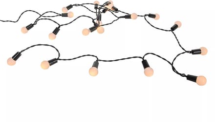 Svenska Living Strengverlichting bol 20 LED warm wit 2m op batterij met timer