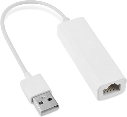 Oneay USB Ethernet (LAN) netwerkadapter compatibel met laptops, computers en alle USB 2.0-compatibele apparaten, inclusief Windows 10/8.1/8/7/Vista/XP