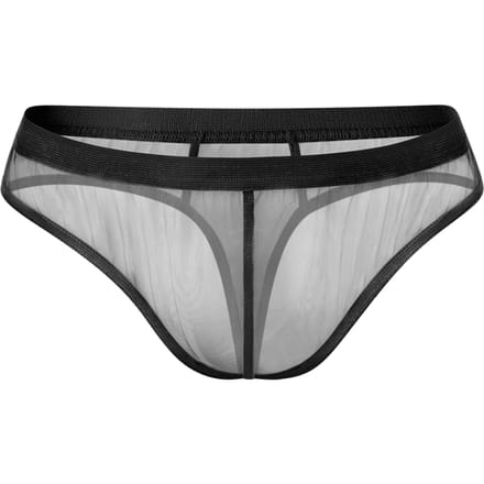 Amorable - Doorzichtige Zwarte String voor Mannen - One Size