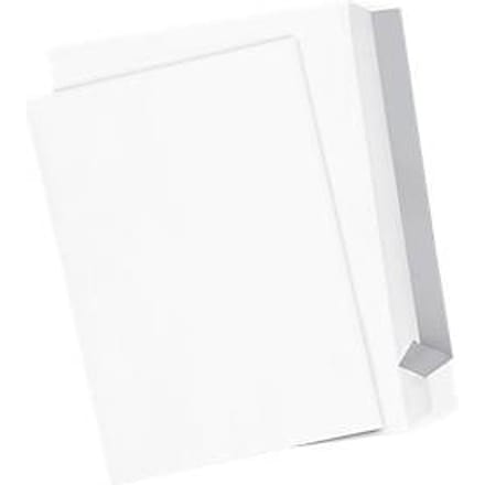 Witte enveloppen, C4 (229 x 324 mm), 100 g/m², zonder venster, klevend, 250 stuks