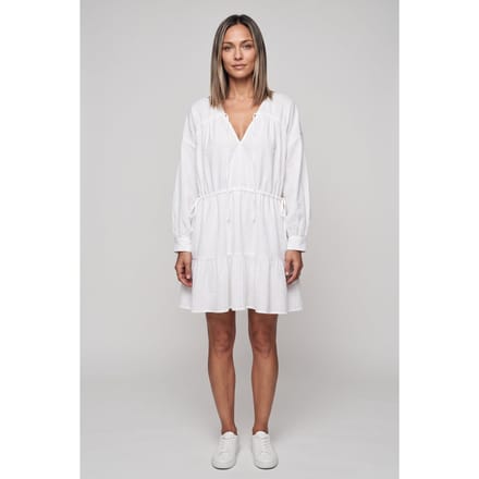 ARKET Giliana Dress White Größe: 44 | Blusenkleider Outlet | Damen | Weiß