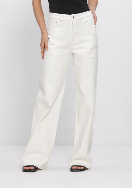 Catwalk Junkie Loose Fit Jeans Jeans Dames - Broek - Wit - Maat 27