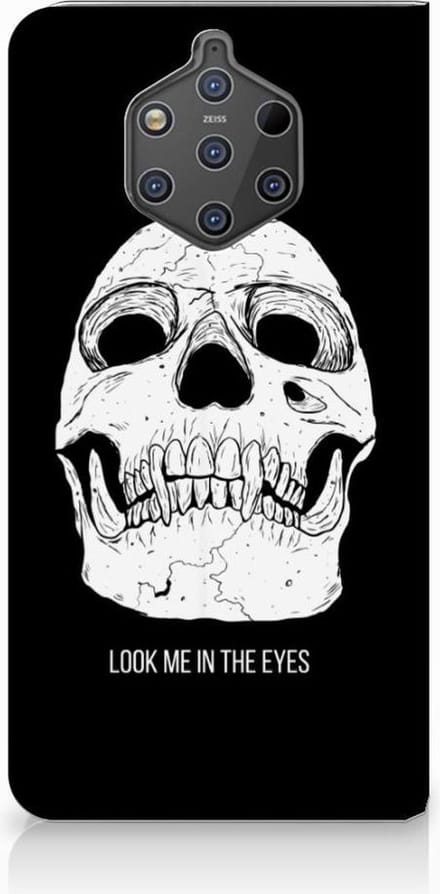 Mobiel BookCase Nokia 9 PureView Skull Eyes