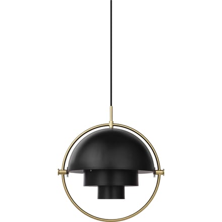 Gubi - Multi-Life hanglamp - zwart - Ø 36 cm - brass