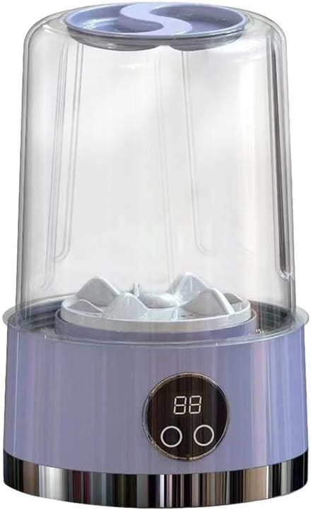 Mini Wasmachine - Draagbare Wasmachine - Kleine Ruimtes - Draadloos Gemak - 21 x 20 x 20 cm - Paars