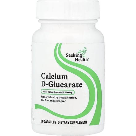 Seeking Health, Calcium D-Glucate, 250 mg, 60 Capsules