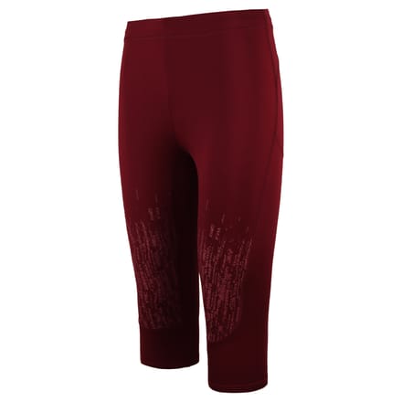 Gymshark Combat Dames Burgundy Cropped Leggings