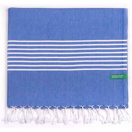 COULEURS UNIES DE BENETTON - Hammam 80 x 165 cm 170 g/m² 100% Coton. 80x165 Bleu