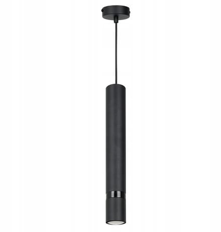 Zwarte hanglamp JOKER voor keuken/eettafel, 1xGU10